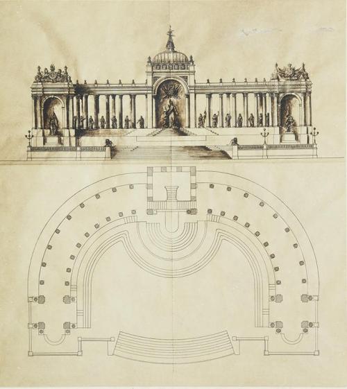 (Proyecto para Monumento a las Cortes de Cádiz)