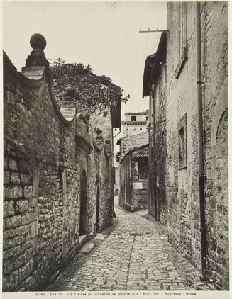 Assisi. Via e Casa di Bernardo da Quintavalle