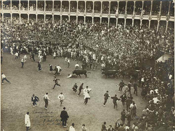 Pamplona. Encierro. 7 julio 1919