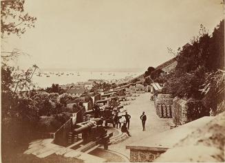 Gibraltar. Una batería (Batería de Gardiner)