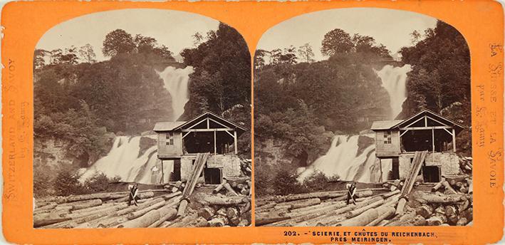 Scierie el Chûtes du Reichenbach, près Meiringen