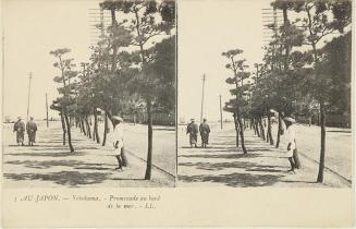 Au Japon. Yokohama. Promenade au bord de la mer