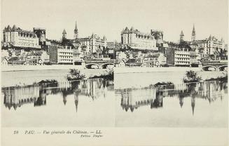 Pau. Vue génèrale du Château