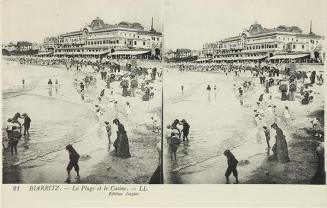 Biarritz. La Plage et le Casino