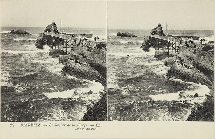 Biarritz. Le Rocher de la Vierge