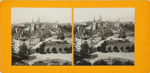 Berne (Suisse). Vue Generale prise du Bärengraben