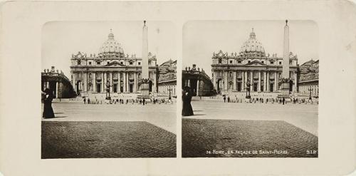 Rome. La Façade de Saint-Pierre