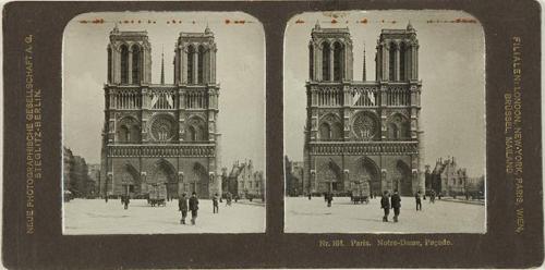 Paris. Notre-Dame, Façade