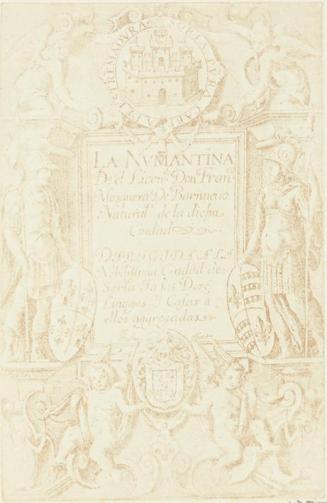 Francisco Heyland. Title page to La Numantina