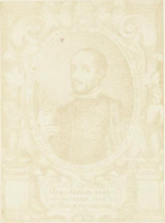 Lucas de Valdés. Portrait of Don Miguel Mañara. From The Relacion de la muerte, vida y virtudes del venerable M. Mañara, por Fr. Juan de Cardenas