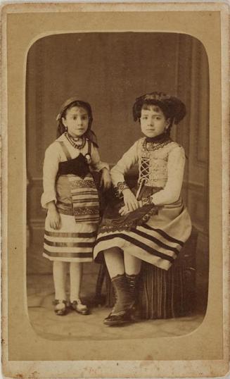 (Retrato de dos niñas)