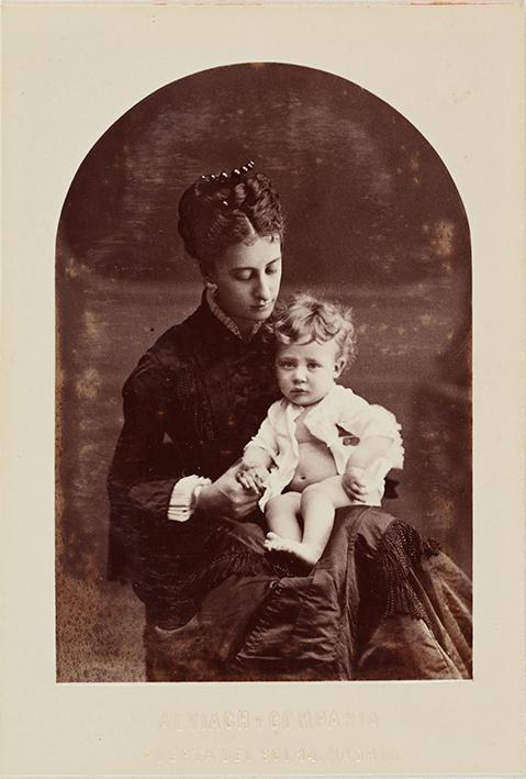 (Retrato de una mujer con un niño)