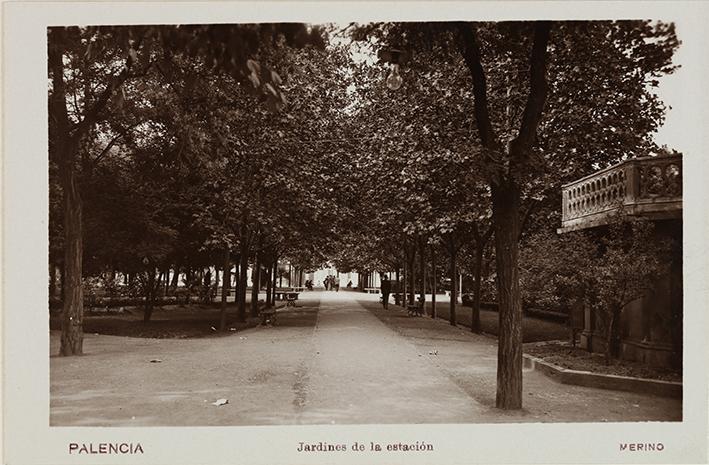 Palencia. Jardines de la estación