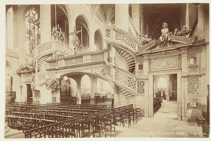 Paris. Le jubé de l´ Eglise Saint Étienne du Mont