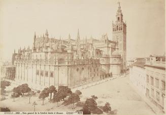 Sevilla. Vista general de la Catedral desde el Alcazar