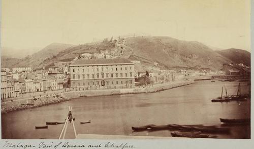 (Málaga. View of Horana and Gibralfaro)