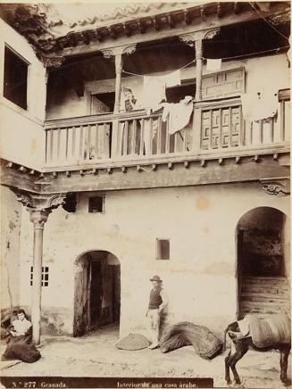 Granada. Interior de una casa árabe