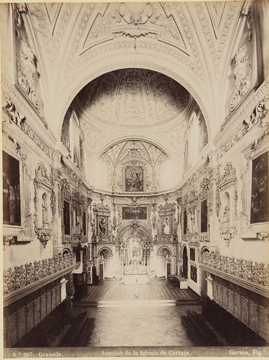 Granada. Interior de la Iglesia de Cartuja