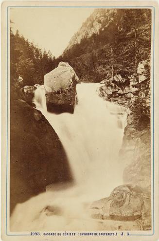 Cascade du Cèrizet. Environs de Cauterets