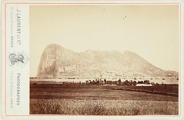 (Vista general del Peñón de Gibraltar)