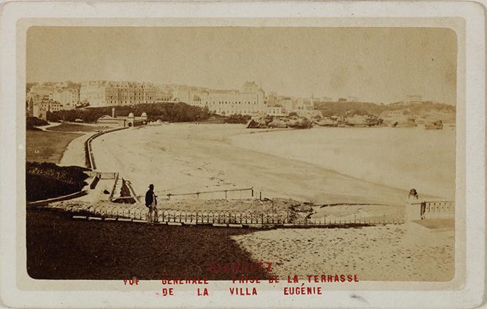 Biarritz. Vue générale prise de la terrasse de la villa Eugénie