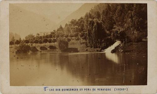 Lacq des quinconces et port des Venasque. Luchon