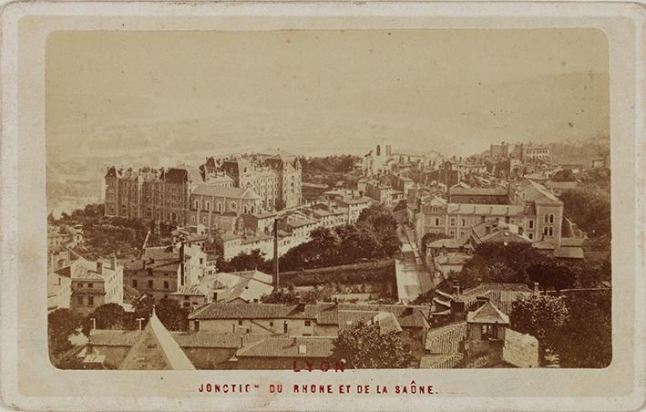 Lyon. Jonction du Rhone et de la Saône