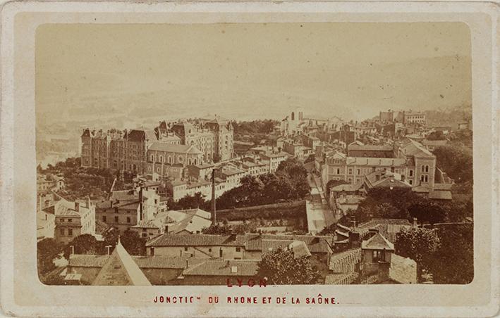 Lyon. Jonction du Rhone et de la Saône