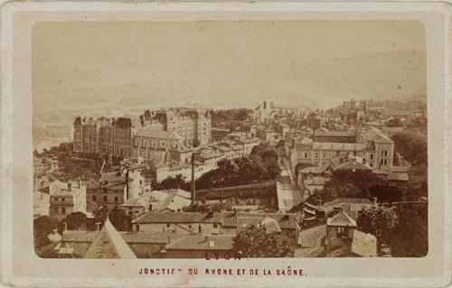 Lyon. Jonction du Rhone et de la Saône