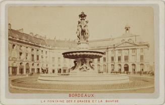 Bordeaux. La fontaine des 3 graces et la Bourse