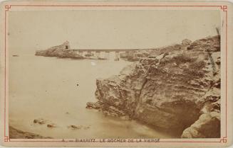 Biarritz. Le rocher de la Vierge