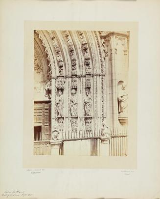 (Toledo. Cathedral. Gate of the Lions. Right side)