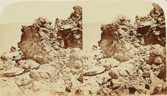 Masses of lava slag at alta vista