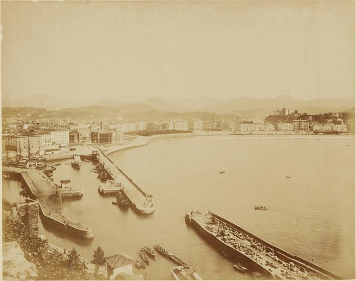 San Sebastián. Vista general tomada desde el Semáforo