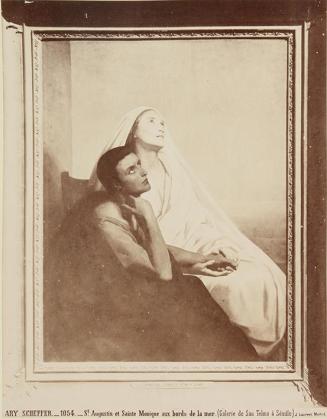 Ary Scheffer. St. Augustin et Sainte Monique aux bords de la mer (Galerie de San Telmo á Séville)