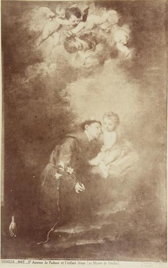 Murillo. St. Antoine de Padoue et l´enfant Jésus (au Musée de Séville)