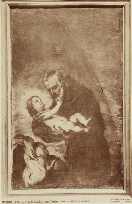 Murillo. St. Félix de Cantalicio avec l´enfant Jpesus (au Musée de Séville)