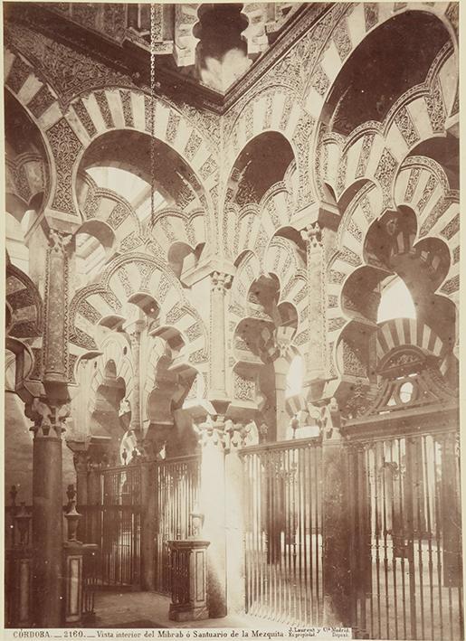 Córdoba. Vista interior del Mihrab o Santuario de la Mezquita