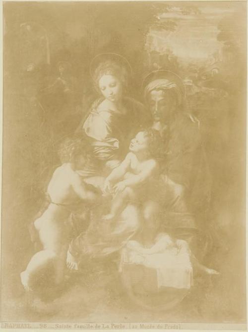 Raphael. Sainte famille de la Perle (au Mesée du Prado)