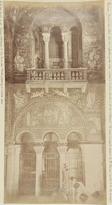 (Rávena. Interior de la iglesia de San Vitale)