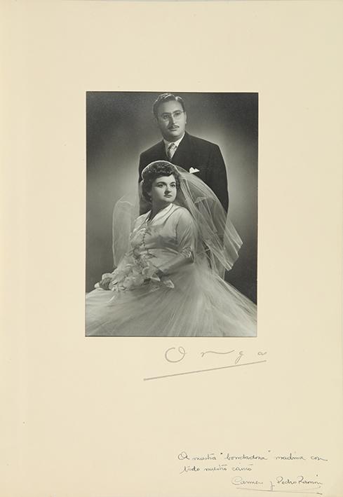 (Retrato de recién casados)