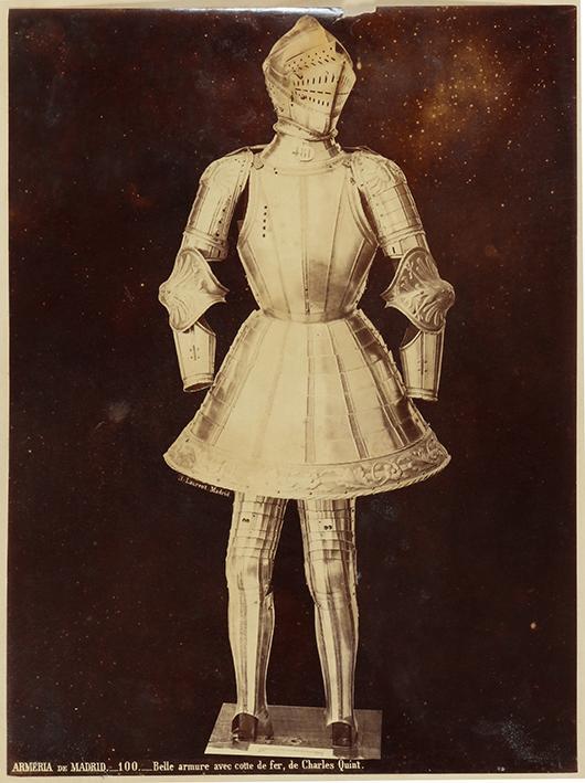 Armería de Madrid. Belle armure avec cotte de fer de Charles V