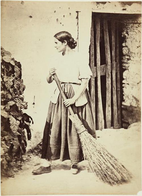 (Cordoue. Femme balayant. (d’après nature)