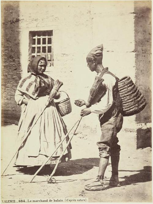 Valence. Le marchand de balais. (d’après nature)