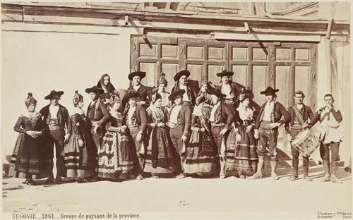 Ségovie. Groupe de Paysans de la province