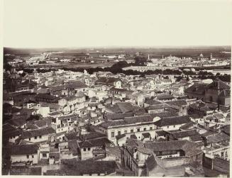 Panorama of Seville cavalry barracks, etc