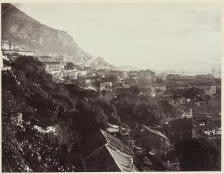 Gibraltar, looking towards the African coast