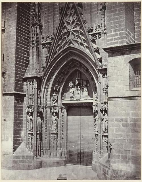 South door of Cathedral. Seville