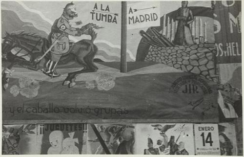 (Carteles propagandísticos en Madrid)