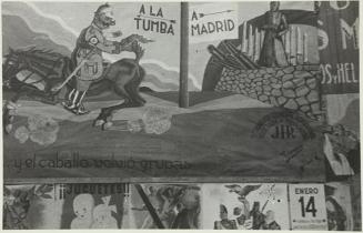 (Carteles propagandísticos en Madrid)